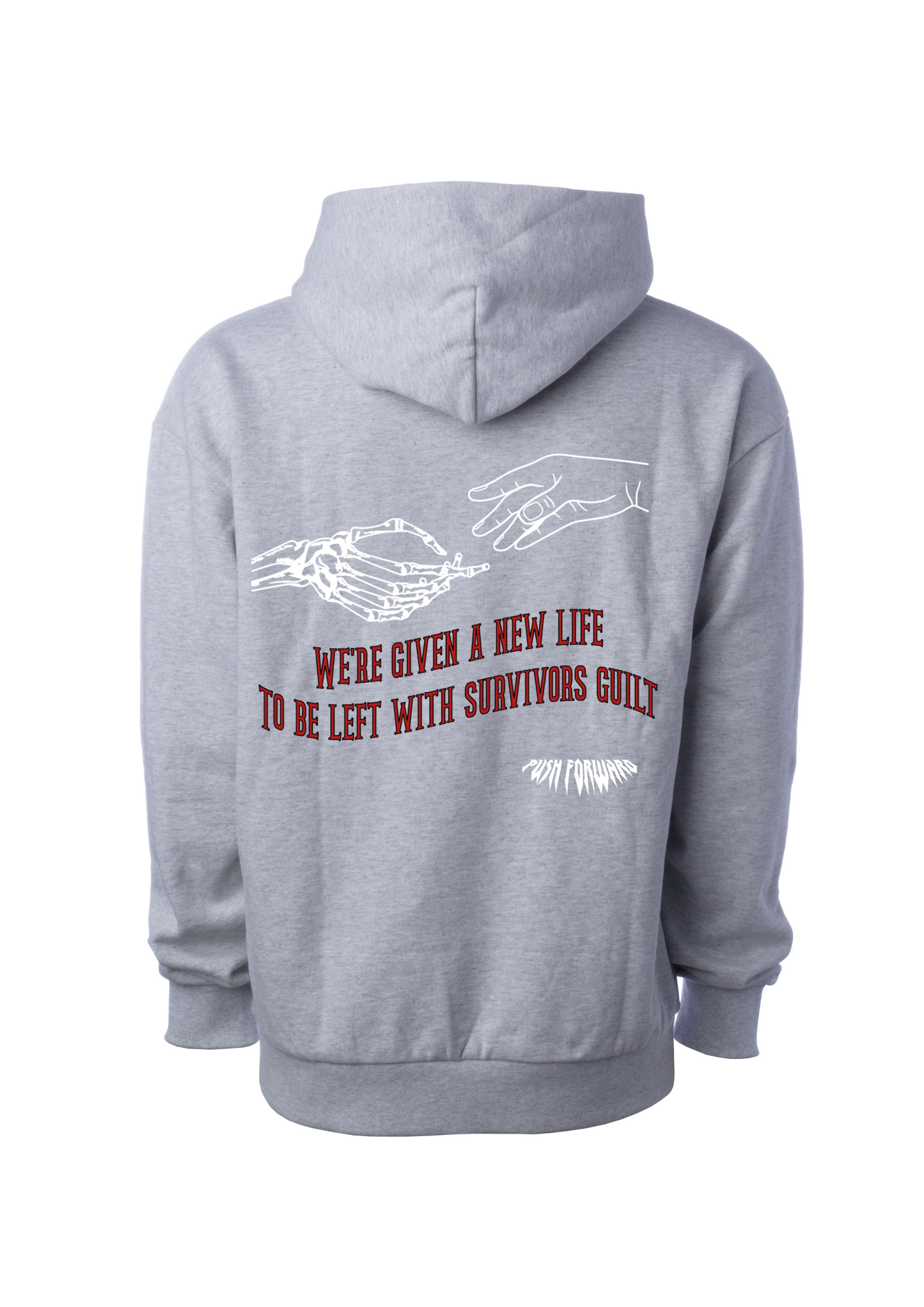 New Life Hoodie Heather Grey