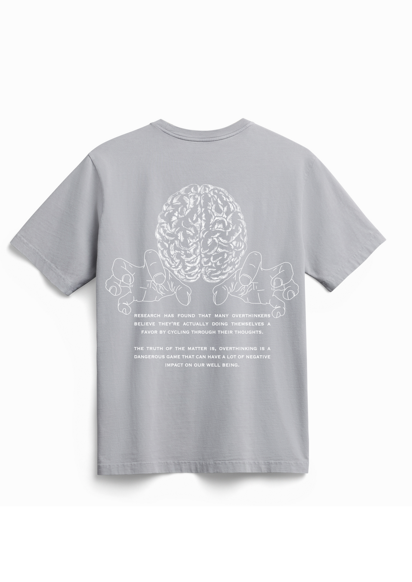 Overthinking Tee Heather Grey