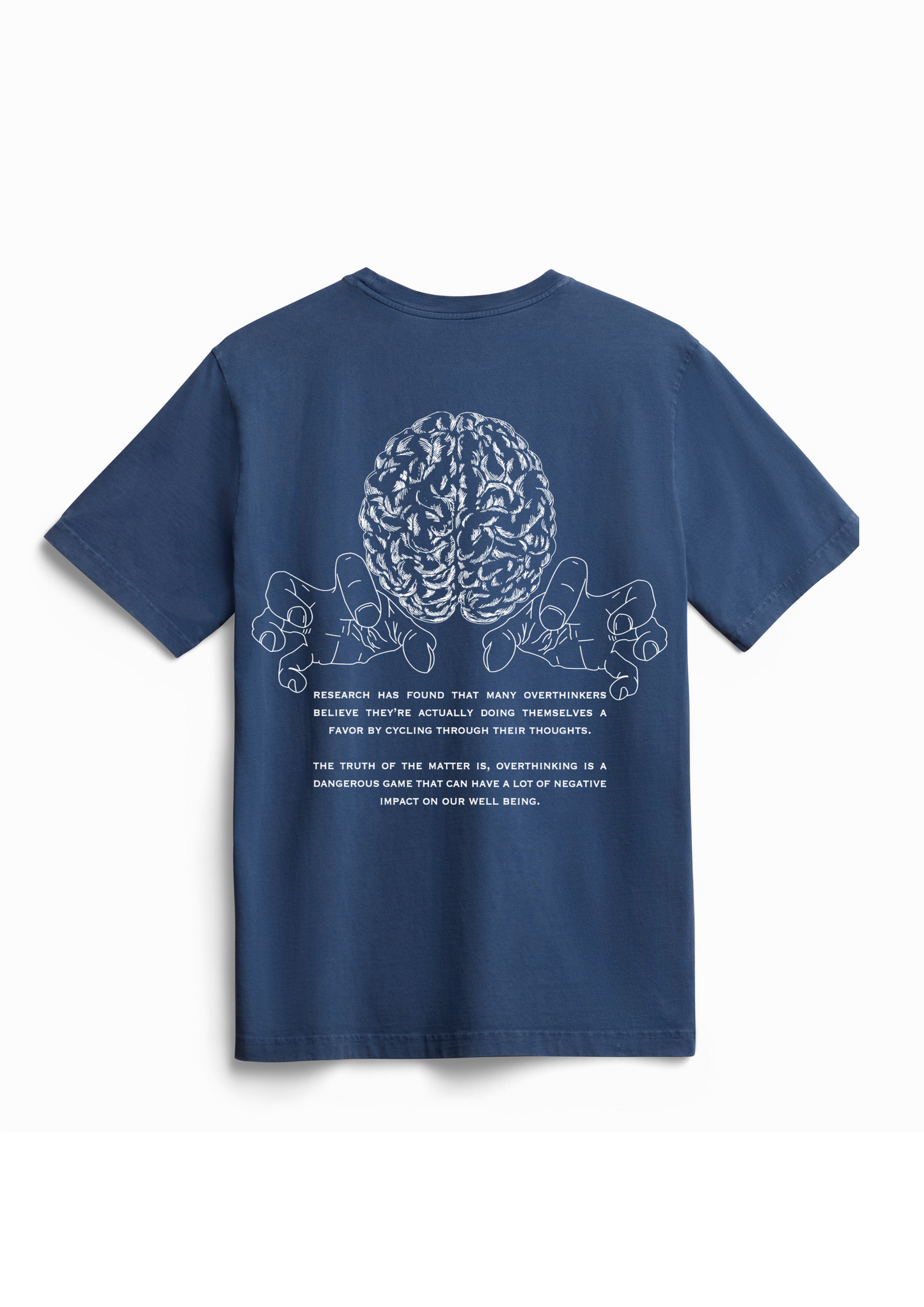 Overthinking Tee Navy