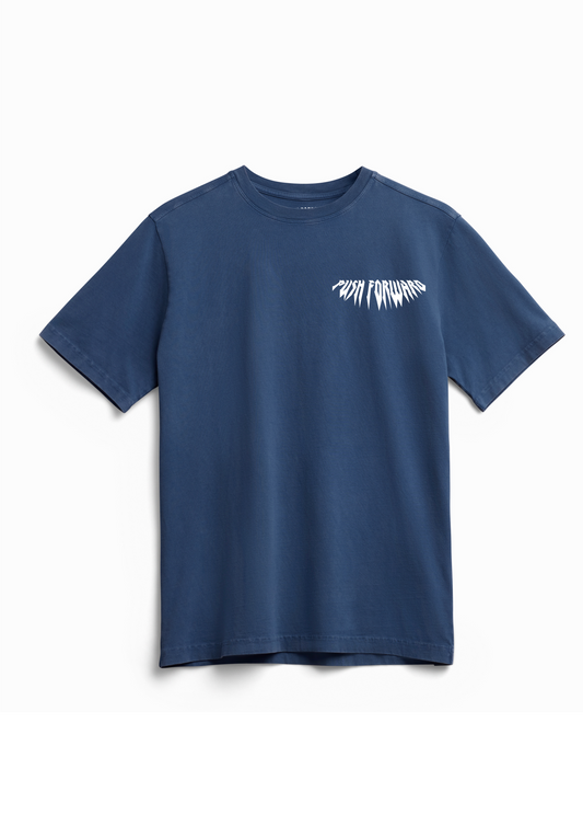 Push Forward Tee Navy