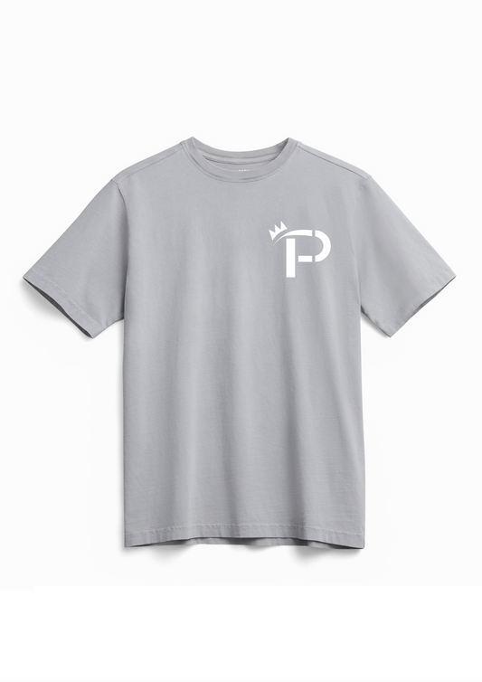 PF Logo Tee Heather Grey