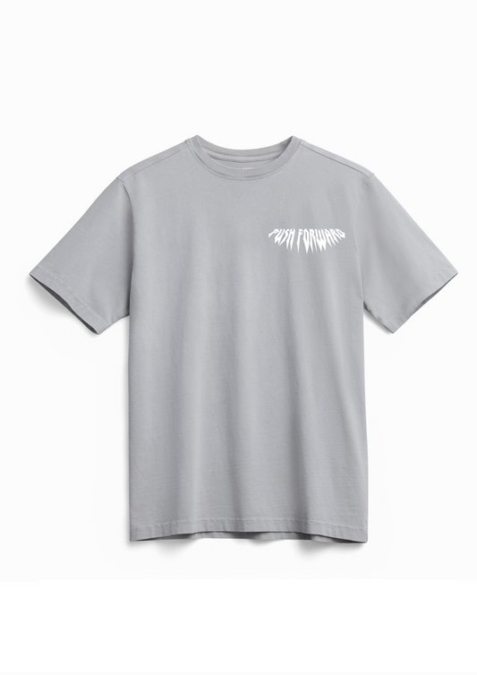 Push Forward Tee Heather Grey