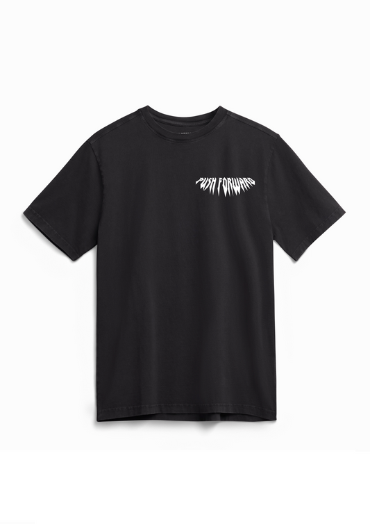 Push Forward Tee Black