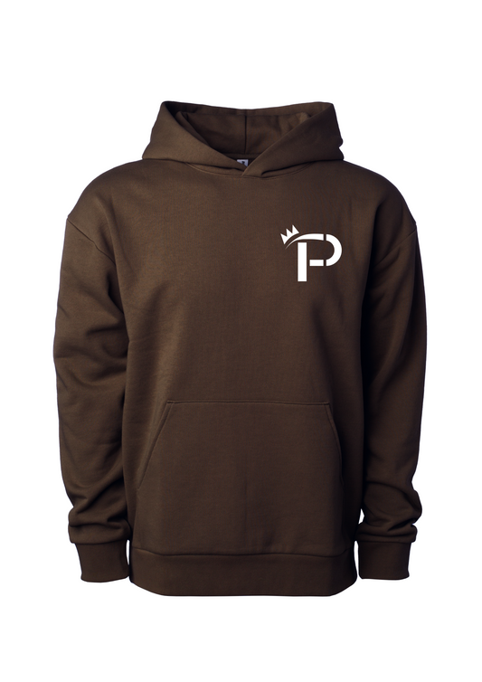 PF Logo Hoodie Brown